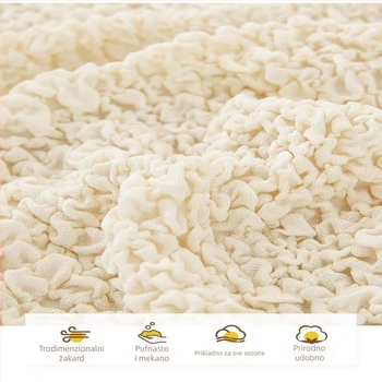 Navlaka za stolicu - poliester, kvadratnog oblika, protuklizna, otporna na habanje, zaštita od prašine, moderni minimalistički stil