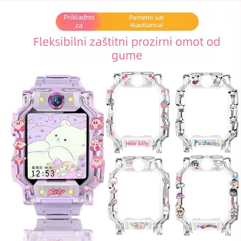 Isprintano TPU zaštitno kućište za Little Genius pametni sat, modeli Q2A/Z9/Z8a, D2A/D3/Z6s/Z6pro