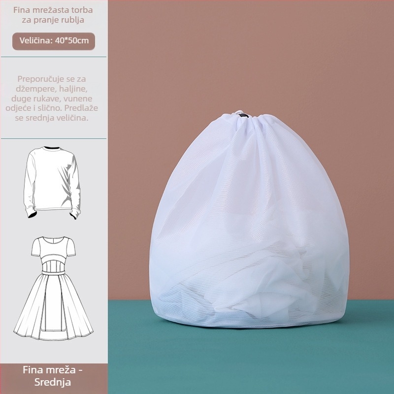Zaštitna mrežasta vrećica za pranje rublja – vrećica za džempere, grudnjake i kašmir, za odvod vode (Materijal: Drugo; Lansiranje: proljeće 2017; Stil: Drugo)