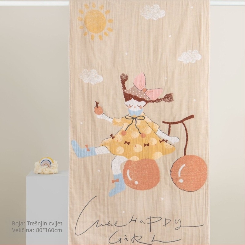 Kupaonski/plažni ručnik — Zhiyang, 100% pamuk, žakard, 32s niti, 300–400 g