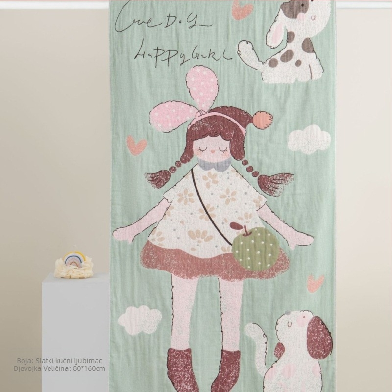 Kupaonski/plažni ručnik — Zhiyang, 100% pamuk, žakard, 32s niti, 300–400 g