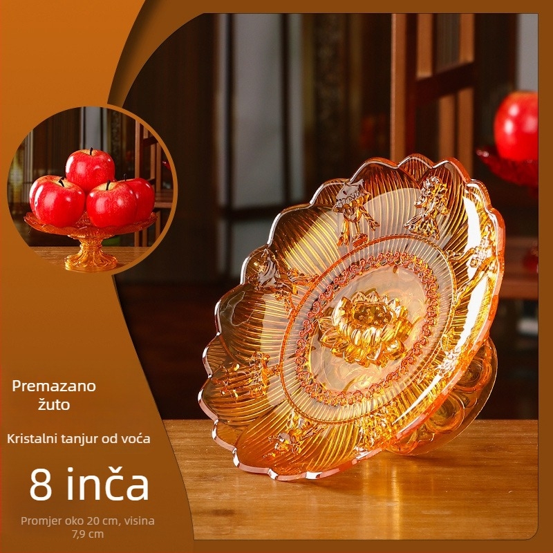 Plastična posuda za voće u kineskom stilu za budističke ponude Guanyinu, kućna dekoracija, nije uvoz, nije poklon.