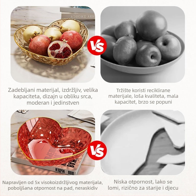 Plastična ploča za voće, svijetli luksuzni stil, jednostavan dizajn, lansiranje 2025