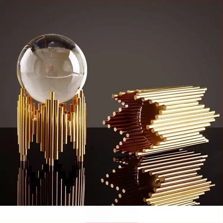 Kristalna kugla ukras za vinsku skrinicu, skandinavski moderni uredski dekor za ured, dnevnu sobu, hodnik i TV ormarić (Marka: Unique; Materijal: legura; Namjena poklona: promotivni pokloni; Poklon: poslovni pokloni)