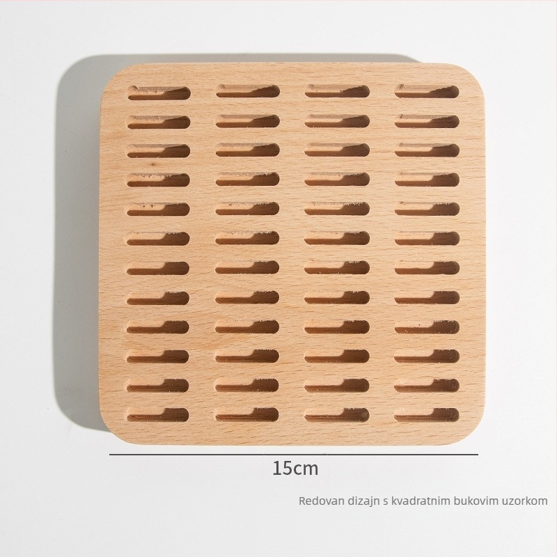 Drvena ploča za prikaz nakita za prstenje, umjetnički stil, proljeće 2025