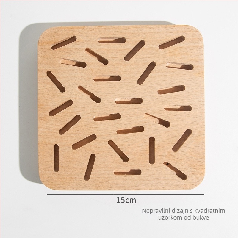 Drvena ploča za prikaz nakita za prstenje, umjetnički stil, proljeće 2025