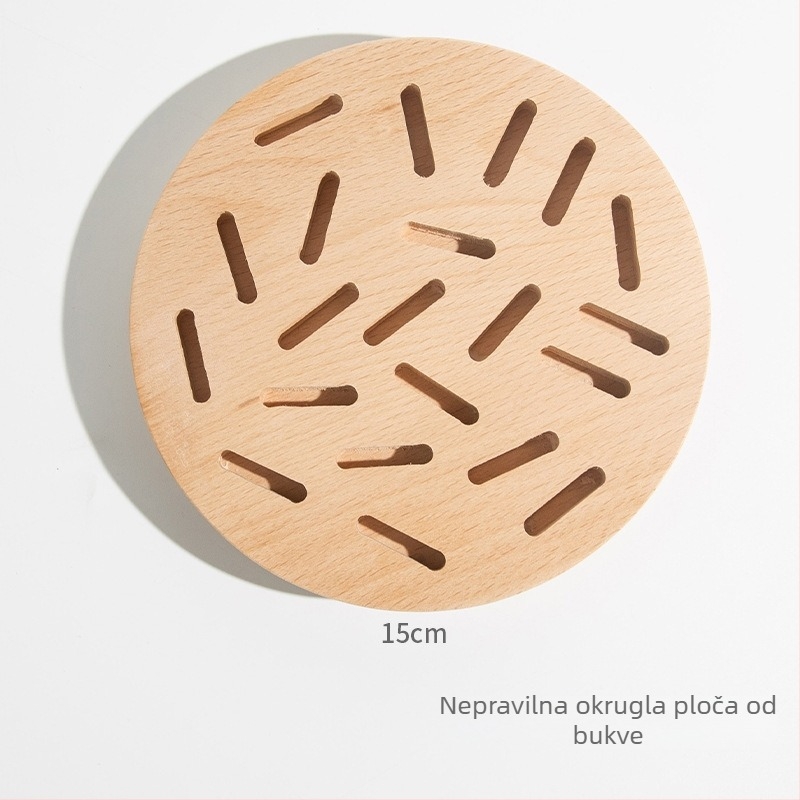 Drvena ploča za prikaz nakita za prstenje, umjetnički stil, proljeće 2025