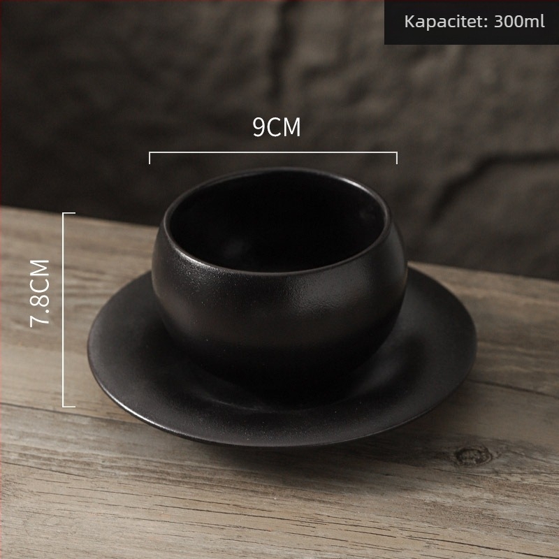 Šalica za kavu od keramike, vintage stil, talijanski dizajn, mat završna površina, 450 g, mogućnost prilagodbe