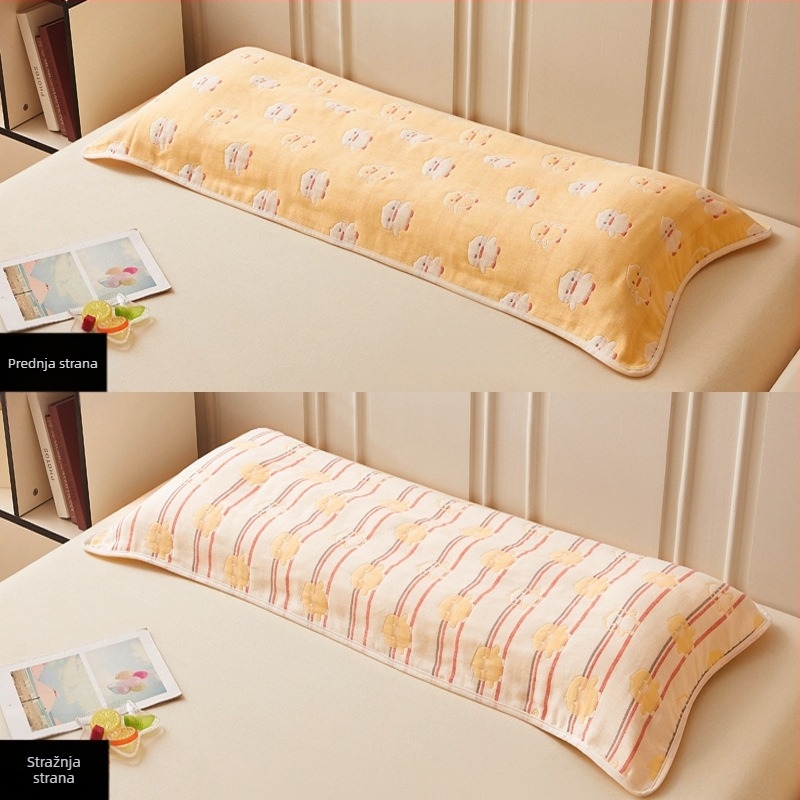 Dvostruka navlaka za jastuk od gaze, marka Nothing, bez ispisa logotipa, bez prilagodbe