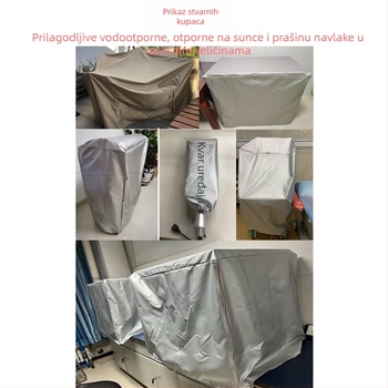Prilagođeni pokrov protiv prašine za strojeve i opremu, pokrov od Oxford platna za mehaničke instrumente, zaštitni pokrov za skladišne police, izdržljiv.
