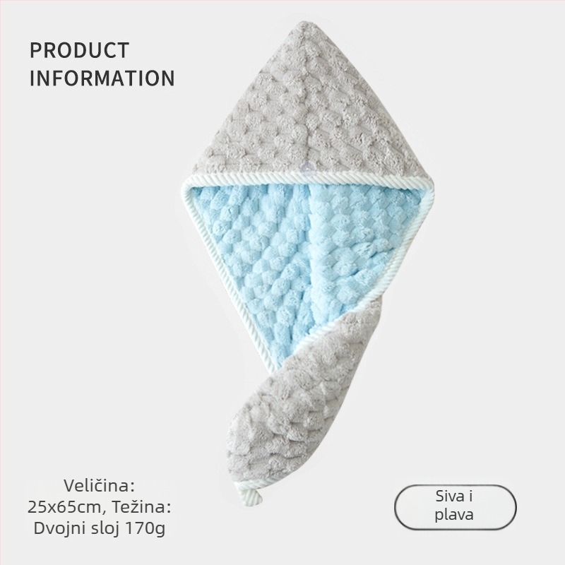 Dingzi Suhi kaput za kosu – koralni pliš, Jacquard, 100–119 g