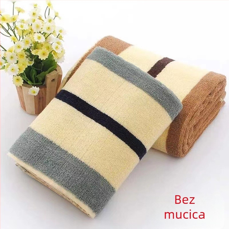 Pamukani ručnik za kupanje 40×90 cm, produženi ručnik za teretanu, za muškarce i žene, upijajući.