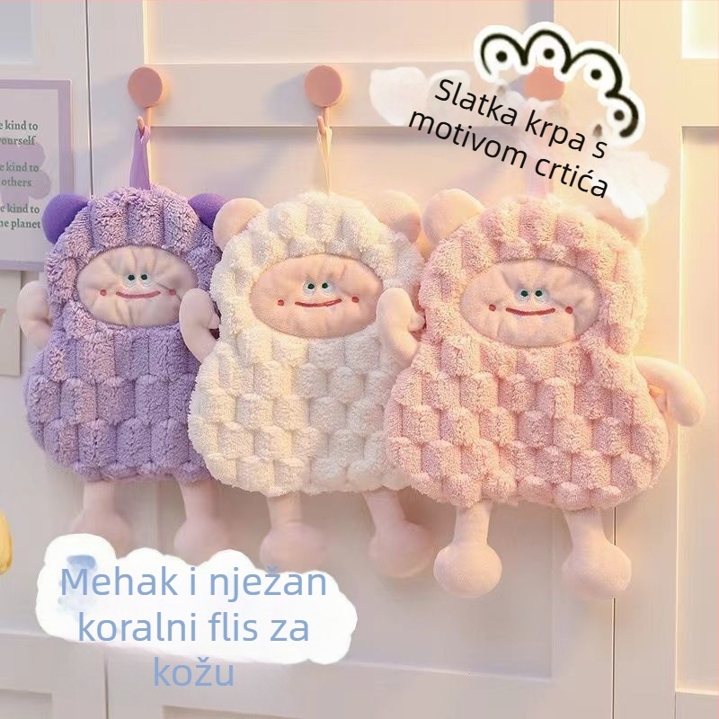 Kuhinjski ručnik za ruke (mikrovlakno, 150D, šavom obrubljen, brzo suši)
