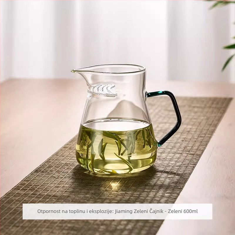 Šalica za čaj s integriranim filtrom, staklo visokog borosilikata, marka Yumo, moderan stil