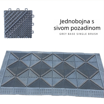 Tri ujednoj prašini otporna protuklizna dutinska podna prostirka, periva EVA pena, kvadratnog oblika, jednoslojni uzorak, za ulaz, dnevni boravak, studij, restoran i poslovne prostore