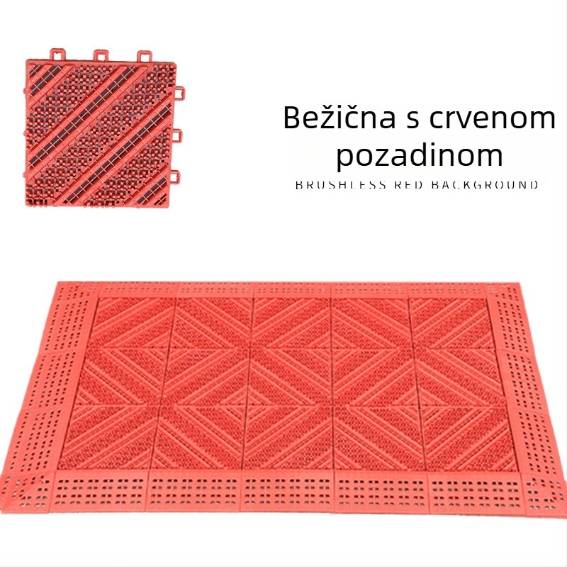 Tri ujednoj prašini otporna protuklizna dutinska podna prostirka, periva EVA pena, kvadratnog oblika, jednoslojni uzorak, za ulaz, dnevni boravak, studij, restoran i poslovne prostore