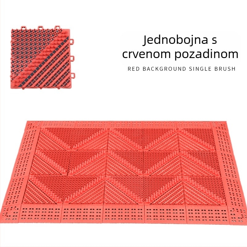 Tri ujednoj prašini otporna protuklizna dutinska podna prostirka, periva EVA pena, kvadratnog oblika, jednoslojni uzorak, za ulaz, dnevni boravak, studij, restoran i poslovne prostore