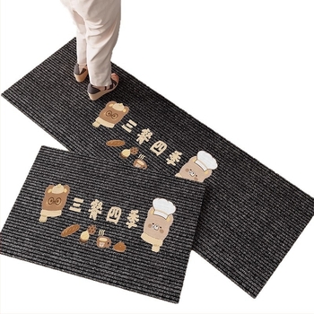 Yizhou kuhinjska podložka od diatomanske gline, pravokutna, cartoon uzorak, apsorbirajuća voda i ulje, protuklizna