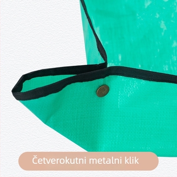 Plastična vrtna podloga za skupljanje lišća, marka Plant xun, pogodna za podrezivanje grana.