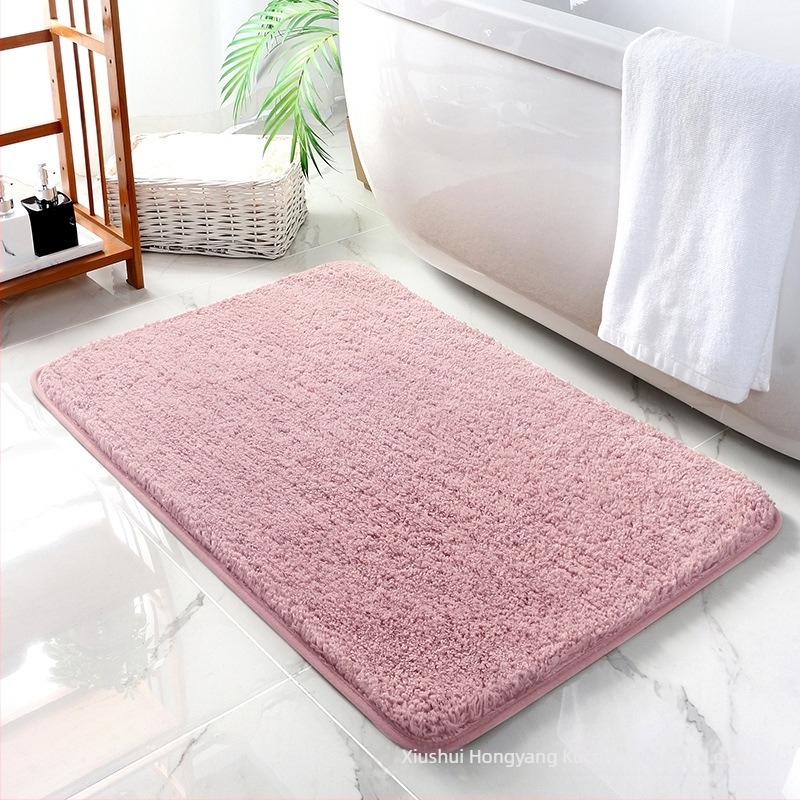 Kvadratna kupaonska prostirka s flokovanom površinom, upija, protuklizna, strojno periva