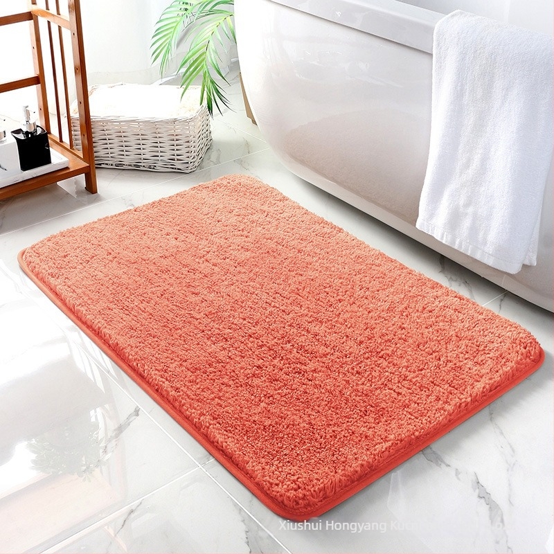 Kvadratna kupaonska prostirka s flokovanom površinom, upija, protuklizna, strojno periva