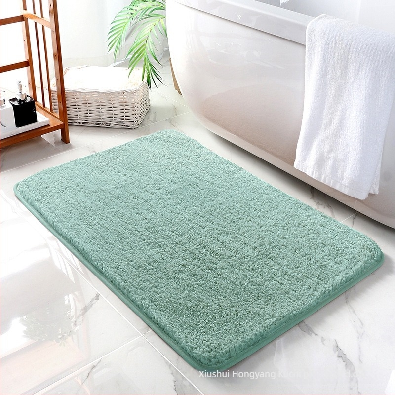 Kvadratna kupaonska prostirka s flokovanom površinom, upija, protuklizna, strojno periva