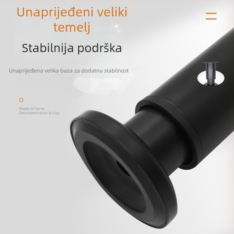 Velika teleskopska noga s bazom za namještaj — pogodna za krevet, ormar, TV komodu i čajnu stol; Materijal: hladno valjani čelik; Stil: moderni minimalistički; Proizvodnja: otiskivanje/brušenje/poliranje