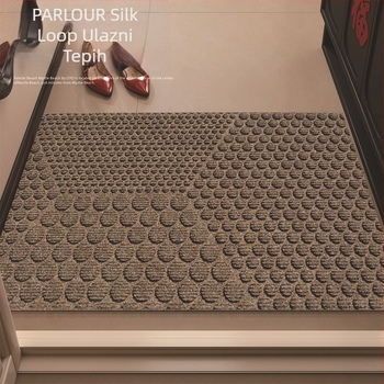 PVC prostirka za ulaz sa žičanom petljom, kvadratni oblik, pogodna za ulaz, dnevni boravak i kuhinju