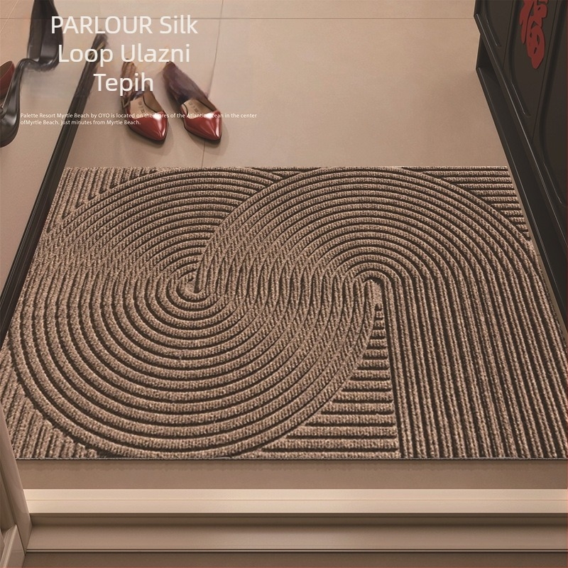 PVC prostirka za ulaz sa žičanom petljom, kvadratni oblik, pogodna za ulaz, dnevni boravak i kuhinju