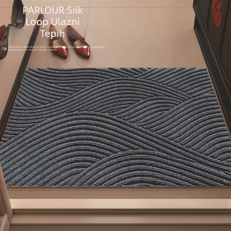 PVC prostirka za ulaz sa žičanom petljom, kvadratni oblik, pogodna za ulaz, dnevni boravak i kuhinju