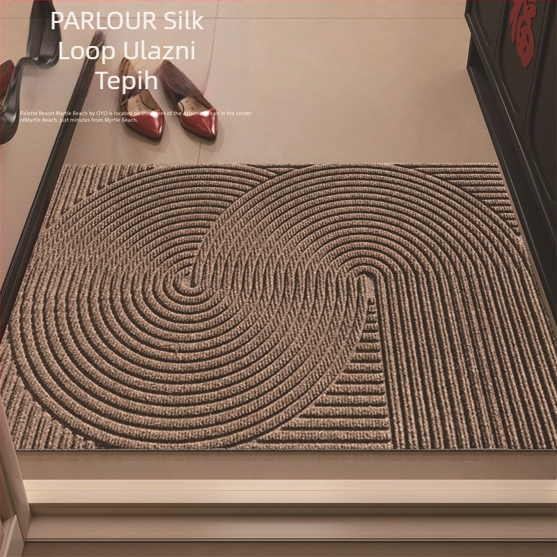 PVC prostirka za ulaz sa žičanom petljom, kvadratni oblik, pogodna za ulaz, dnevni boravak i kuhinju