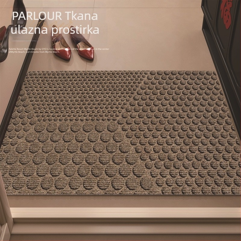 PVC prostirka za ulaz sa žičanom petljom, kvadratni oblik, pogodna za ulaz, dnevni boravak i kuhinju