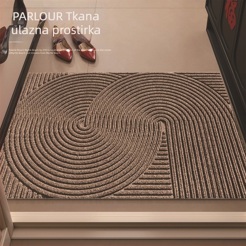 PVC prostirka za ulaz sa žičanom petljom, kvadratni oblik, pogodna za ulaz, dnevni boravak i kuhinju