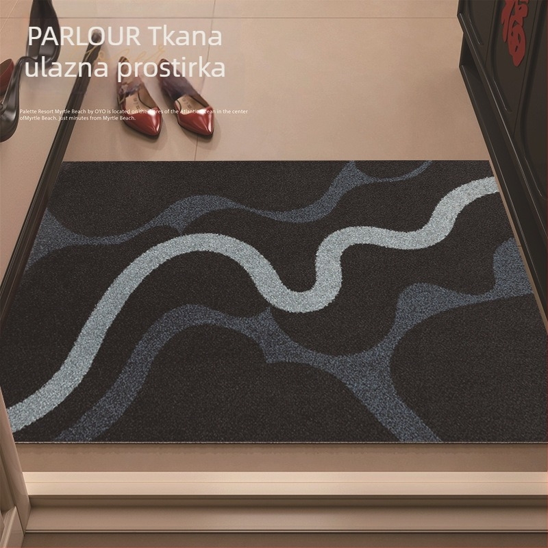 PVC prostirka za ulaz sa žičanom petljom, kvadratni oblik, pogodna za ulaz, dnevni boravak i kuhinju