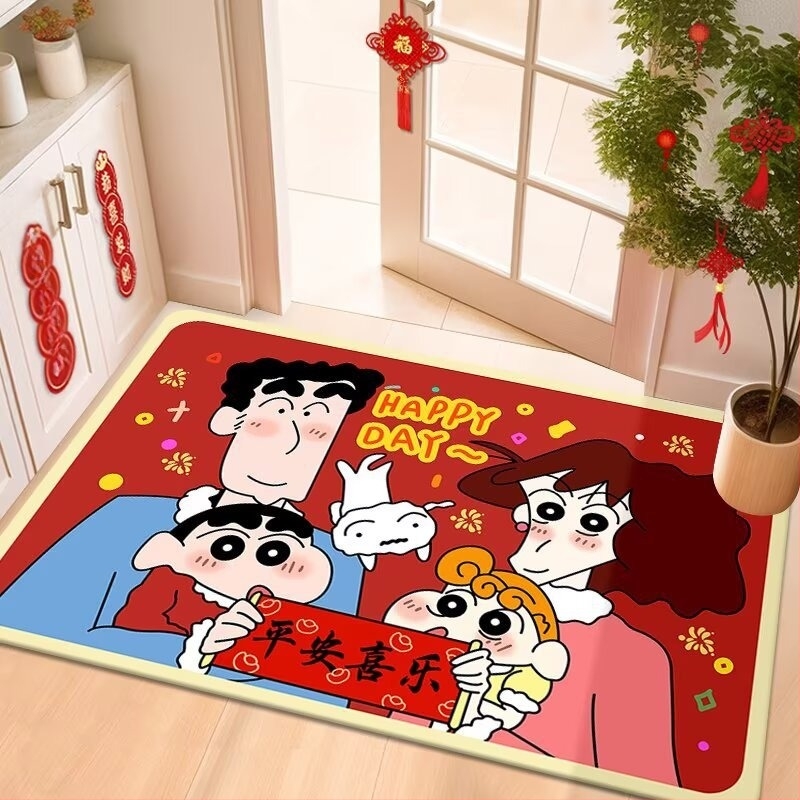 Ulazni prostir s Loop Velvetom, pravokutnog oblika, uzorak: tekst, tisak toplinskim prijenosom, ručno pranje