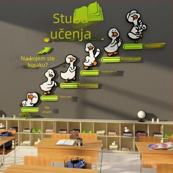 3D akrilne naljepnice za zid – cvjetni uzorak, vodootporne, dekor dnevnog boravka, 5+ komada, moderni minimalistički 3D zidni ukras