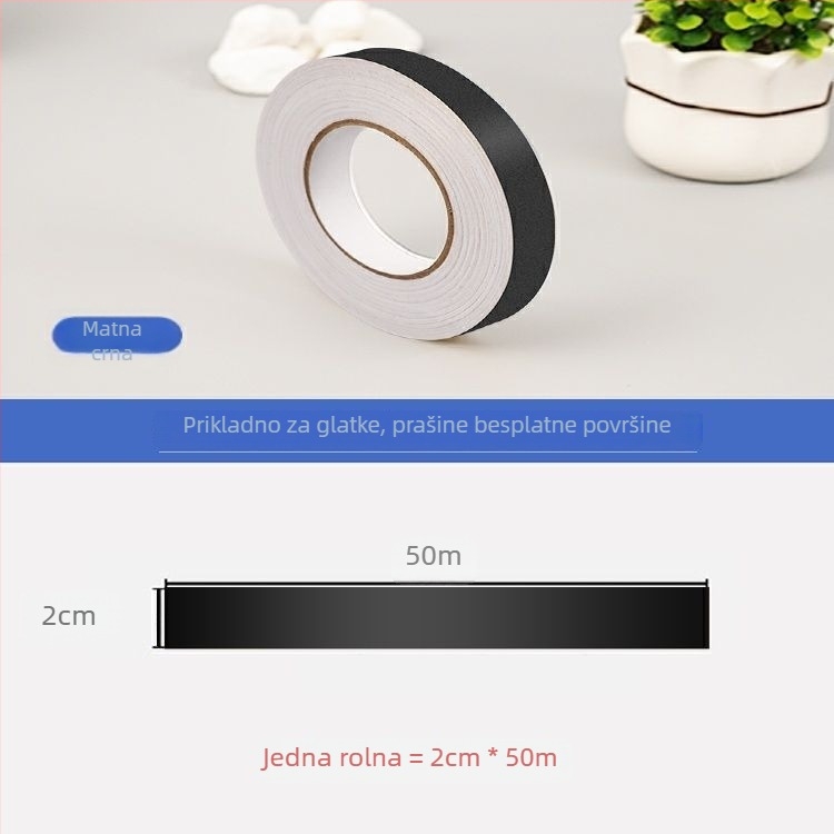 Plastična zidna naljepnica za rub garderobe u spavaćoj sobi, samoljepljivi rubni trak, protupožarna, jednostavan moderni stil