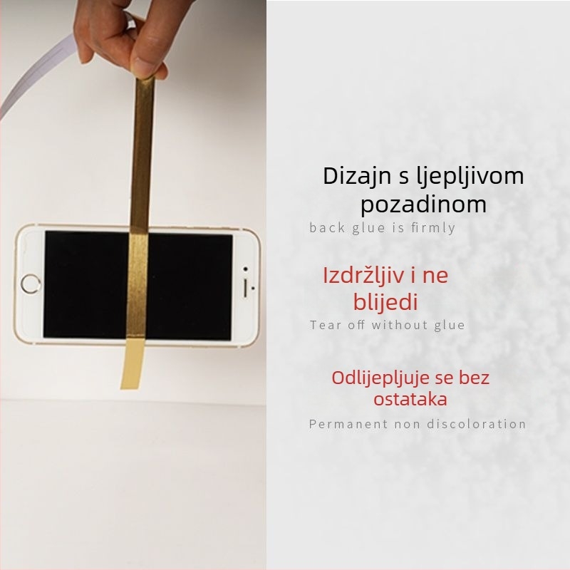 Plastična zidna naljepnica za rub garderobe u spavaćoj sobi, samoljepljivi rubni trak, protupožarna, jednostavan moderni stil