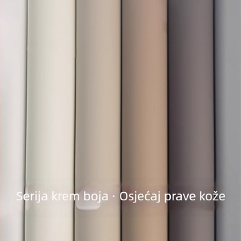 PVC samoljepljivi film s kožnim dojmom za kuhinjske ormariće, vodootporna obloga za ormare i namještaj, film za promjenu boje