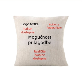 Hundred Colors jastuk s jezgrom – dizajn crtanih likova, poliester navlaka, PP pamuk punjenje, prilagodljivo, moderan minimalistički stil