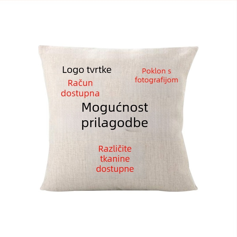 Hundred Colors jastuk s jezgrom – dizajn crtanih likova, poliester navlaka, PP pamuk punjenje, prilagodljivo, moderan minimalistički stil