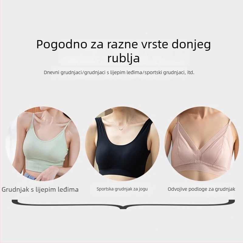 Prozračni umetni ulošci za bikini top – kružni, tanki, polukružni i trokutasti košarice, spužvasti jastučići