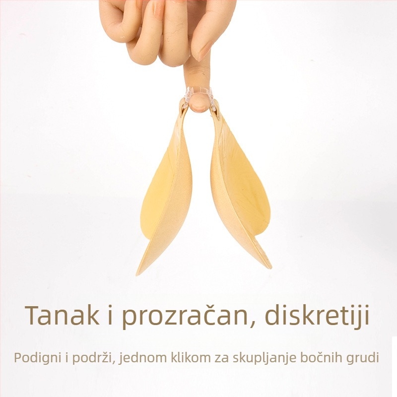 Srcolne silikonske naljepnice za grudi bez naramenica, za vjenčanicu; push-up, nevidljive ispod odjeće
