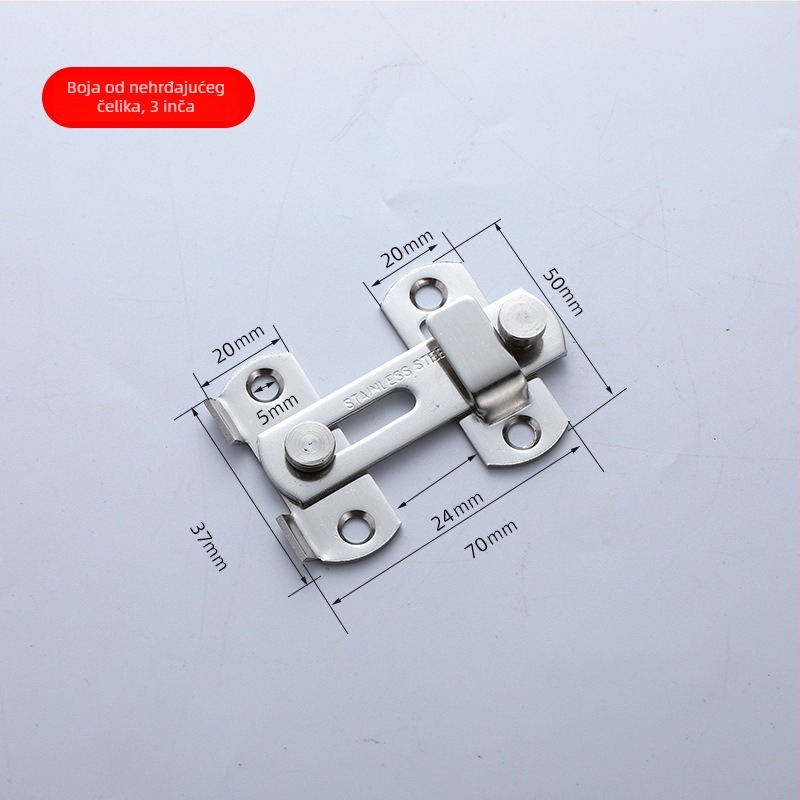Nehrđajući čelični dverni čep 003 | moderan jednostavan stil, za kućna i kupaonska vrata
