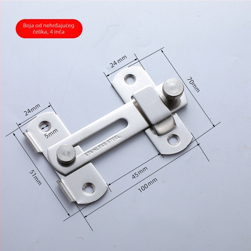 Nehrđajući čelični dverni čep 003 | moderan jednostavan stil, za kućna i kupaonska vrata