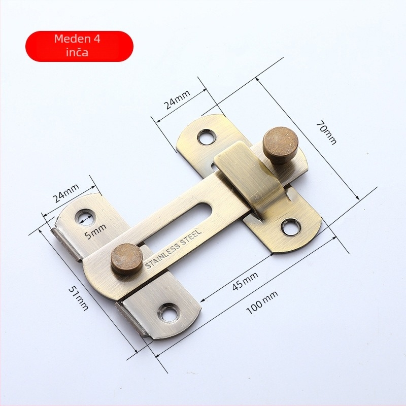 Nehrđajući čelični dverni čep 003 | moderan jednostavan stil, za kućna i kupaonska vrata