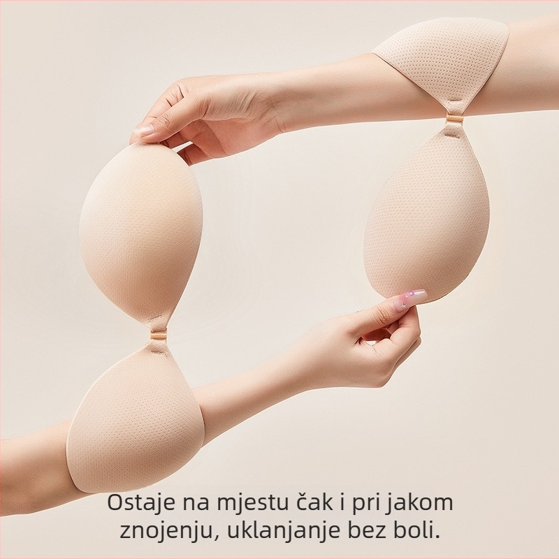 Silikonski jastučići za velike grudi, s površinom od tkanine, lagani i tanki za ljetnu upotrebu, pogodni za camisole i vjenčane haljine