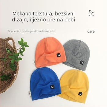 Djeci pull-over kapa, bez rubnog dijela, kupolasti vrh, smjesa pamuka i Lycra, otporna na vjetar i topla, zaštita vrata, zimi, za dob od 6–12 mjeseci do 4 godine