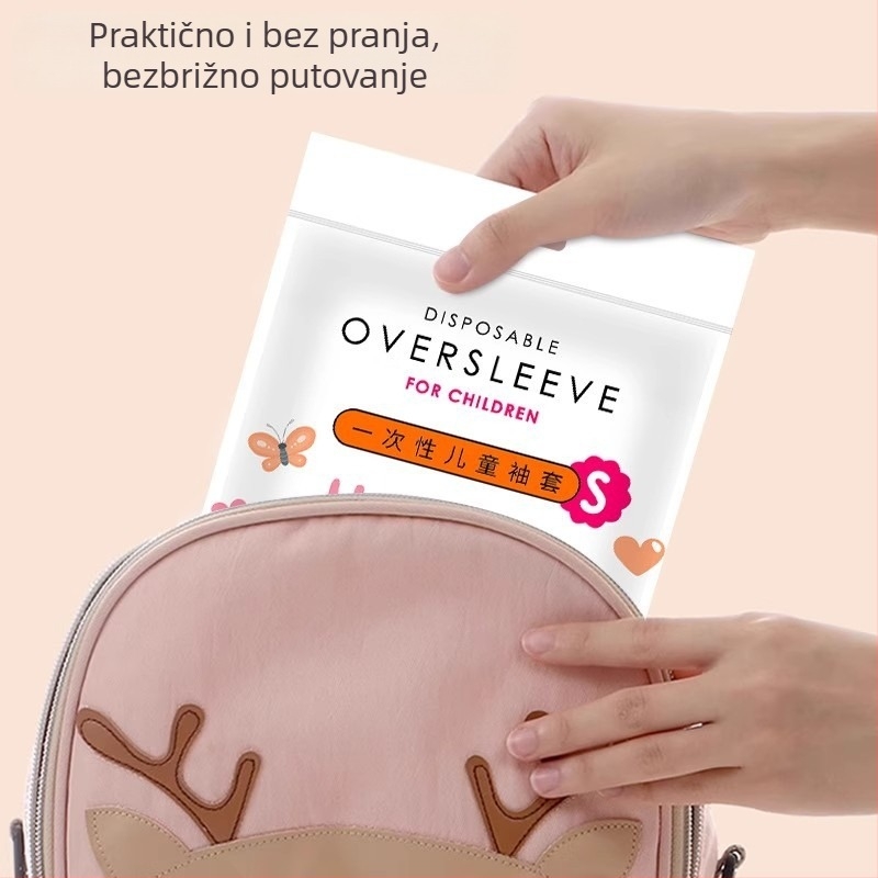 Jednokratne rukave za odrasle i djecu, jesen-zima, otporne na prašinu, vodootporne, otporne na ulje, individualno pakirane