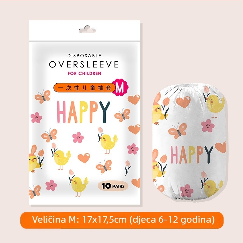 Jednokratne rukave za odrasle i djecu, jesen-zima, otporne na prašinu, vodootporne, otporne na ulje, individualno pakirane